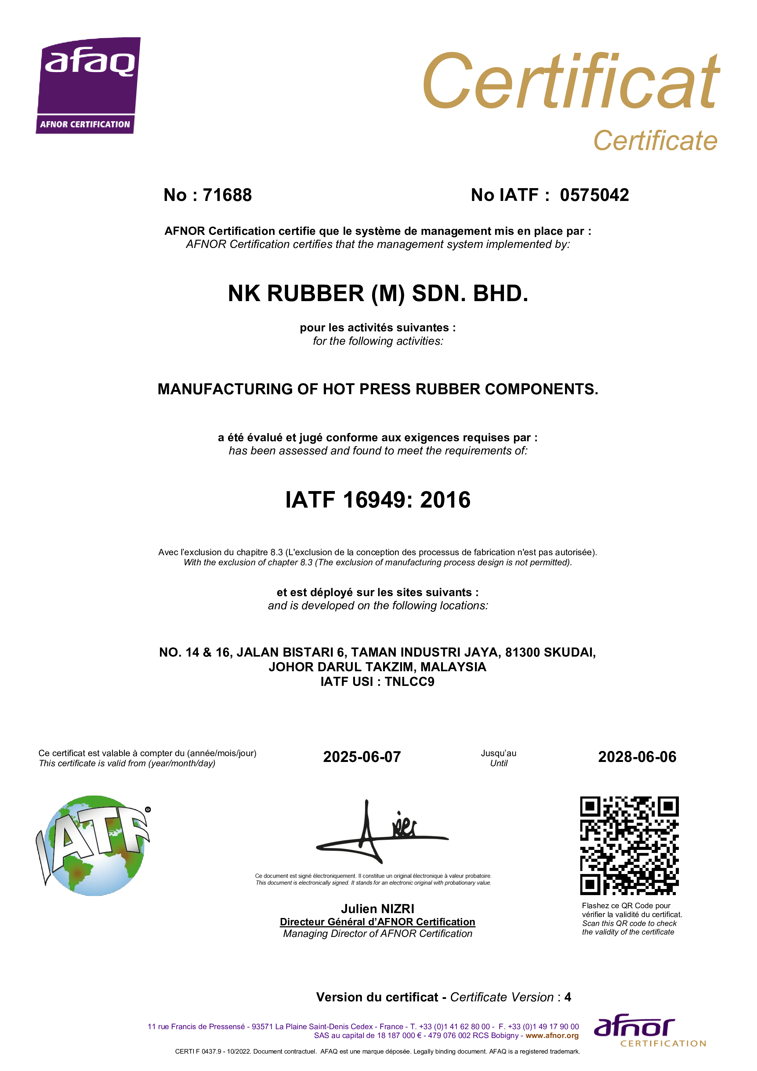 IATF 16949 automotive